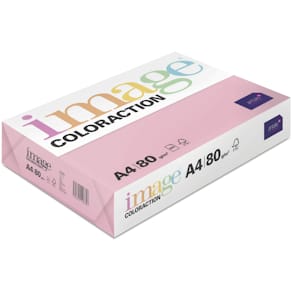 Kopipapir Image Coloraction koral/mellemrosa A4 80g FSC 500 ark
