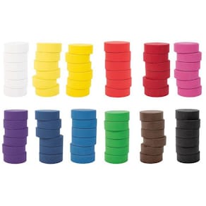 Färgblock 44 mm, blå