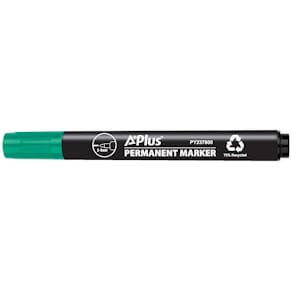 Märkpenna A PLUS eco rund 1-3mm grön