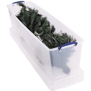 Opbergdoos Really Useful Box, 81 l, nestbaar, transparant