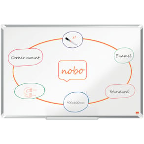 Whiteboard NOBO premium emalj 90x60cm