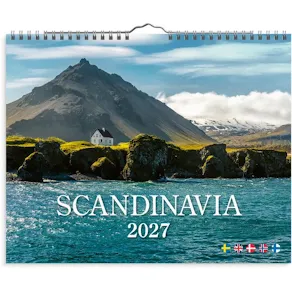 Väggkalender Scandinavia 2027