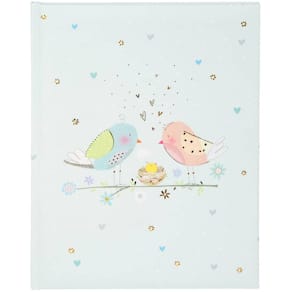 Babytagebuch TURNOWSKY Loving Birds Boy, bunt, 44 Seiten