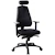 Kontorsstol LANAB LD6340 Multisynkron, svart textil