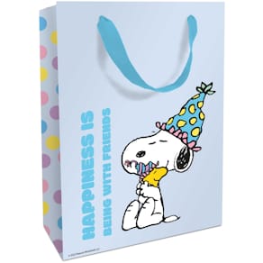 Geschenktragetasche Braun + Company Snoopy, hellblau