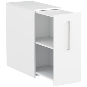 Sidoskåp 92,5x80cm höger vitlaminat