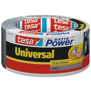 Vävtejp TESA Silver Universal, 50mm x 25m