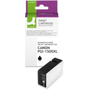 Tintenpatrone Q-CONNECT ersetzt Canon PGI-1500XL, schwarz
