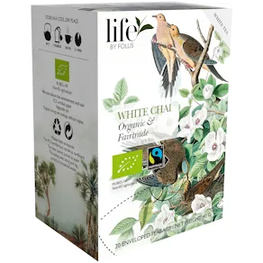 Te LIFE BY FOLLIS Vitt chai 20/fp