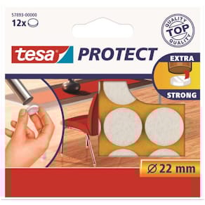 Filtbrikker TESA Ø22mm hvit (12)