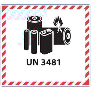 Etiketter, Etiket, Firkantet Udvendig vikling, 110.00, kraft/PE