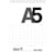 Spiralblock A5 100blad rutat