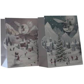 Geschenktragetasche PBS XMAS, sortiert, 180 x 100 x 230 mm