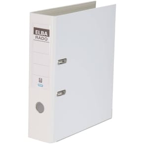 Ordner Elba rado plast, A4, 8 cm, PVC, weiß