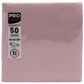 Servett PRONAPPE 20x20cm g.rosa 50/fp