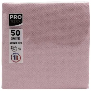 Servett PRONAPPE 20x20cm g.rosa 50/fp