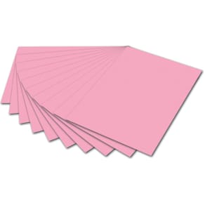 Tonpapier Folia, 50x70 cm, 130 g/m², rosa, 100 Stück