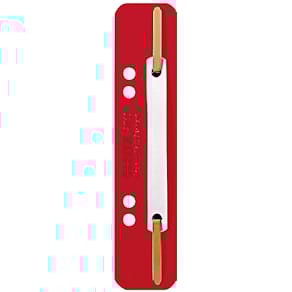 Heftstreifen Leitz, kurz, PP, rot, 25 Stück