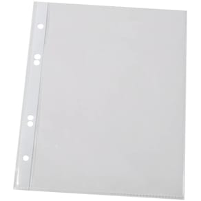 Prospekthülle Q-CONNECT KF15570, A5, 100 St., glasklar