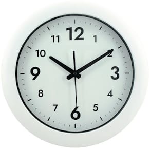 Väggur Easytime Ø30cm vit