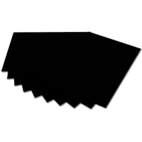 Fotokarton Folia, A4, schwarz, 300 g/m², 50 Blatt