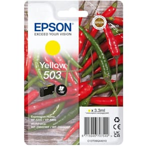 Inktcartridge Epson 503, 165 pagina's, OEM C13T09Q44010, geel