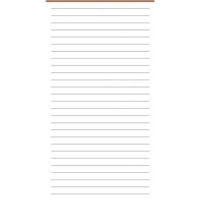 Ersatzeinlage BSB Kompakt A6, liniert, 50 Blatt