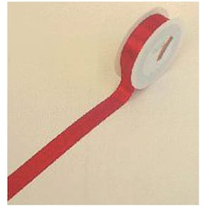 Geschenkband GOLDINA Doppelsatin, 25 mm x 25 m, rot