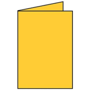 Faltkarte Rössler Paperado, A5 HD, ocker