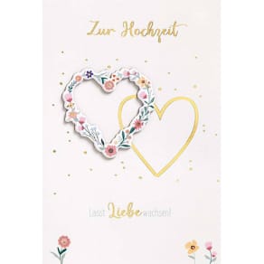 Vermählungskarte BSB, mit Applikation