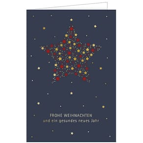 Weihnachtskarten Noname, geprägt und gestanzt