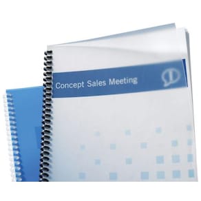 Plastomslag Inbindning PolyClear A4, 300mic, 100/fp