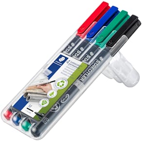 OH-Penna Staedtler Lumocolor, medium, permanent, 4/fp