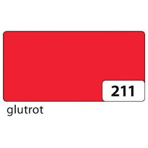 Plakatkarton Folia, glutrot, 48 x 68 cm, 380 g/m²