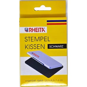 Stempelkissen RHEITA, 7 x 11 cm, Gr. 2, schwarz