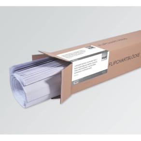 Flipchartblock Sigel, 5 St à 20 Blatt, kariert, weiß