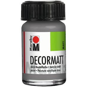 Acrylfarbe Marabu Decormatt, hellgrau, 15 ml