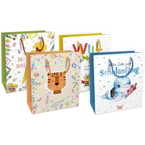 Geschenktragetasche BRAUN+COMPANY Schulanfang, sortiert