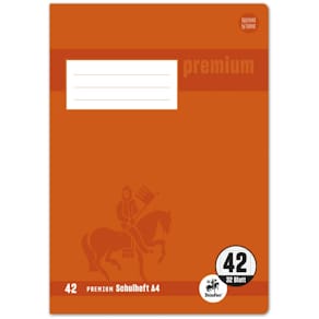 Schulheft Staufen Academy, A4, 32 Bl., Lin. 42, kariert m. Rand