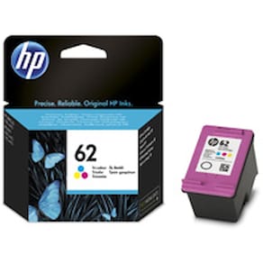 HP 62 color ink cartridge, blistered