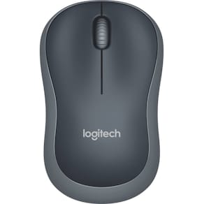 Maus Logitech M185, Wireless, optisch, grau