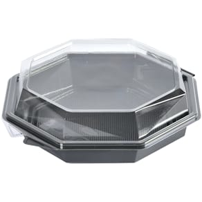 Plastbakke Duni Octaview m/hængslet låg, 640 ml, 280 stk