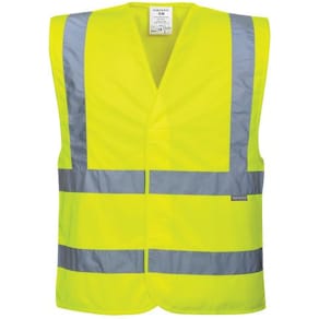 Varselväst PW C470 gul 4XL/5XL kl 2