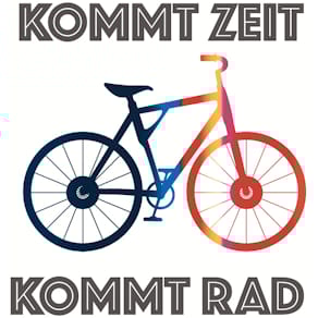 Motivserviette Paper+Design, 33 x 33 cm, Fahrrad