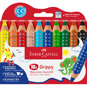 Farbstifte Faber-Castell Grippy, 10 Stück, sortiert