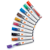 Whiteboardpenna NOBO Liq rund mix 10/fp