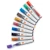 Whiteboardpenna NOBO Liq rund mix 10/fp