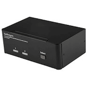 StarTech.com Dubbel USB DisplayPort KVM-switch med 2 portar,