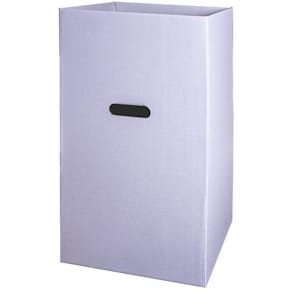 Papperskorg well 380x350x740mm vit