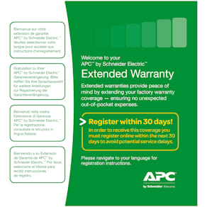 APC Extended Warranty Service Pack - Tekniskt stöd